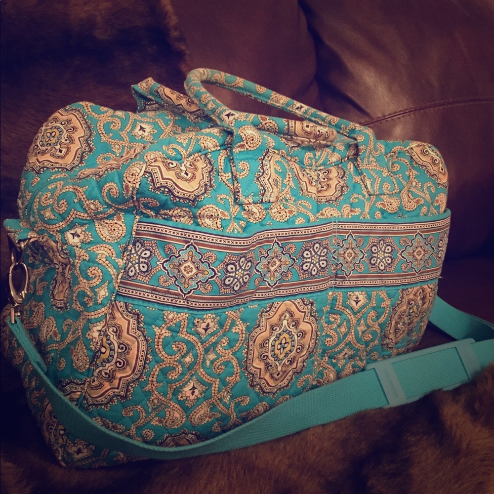 Vera Bradley Totally Turquoise Weekender